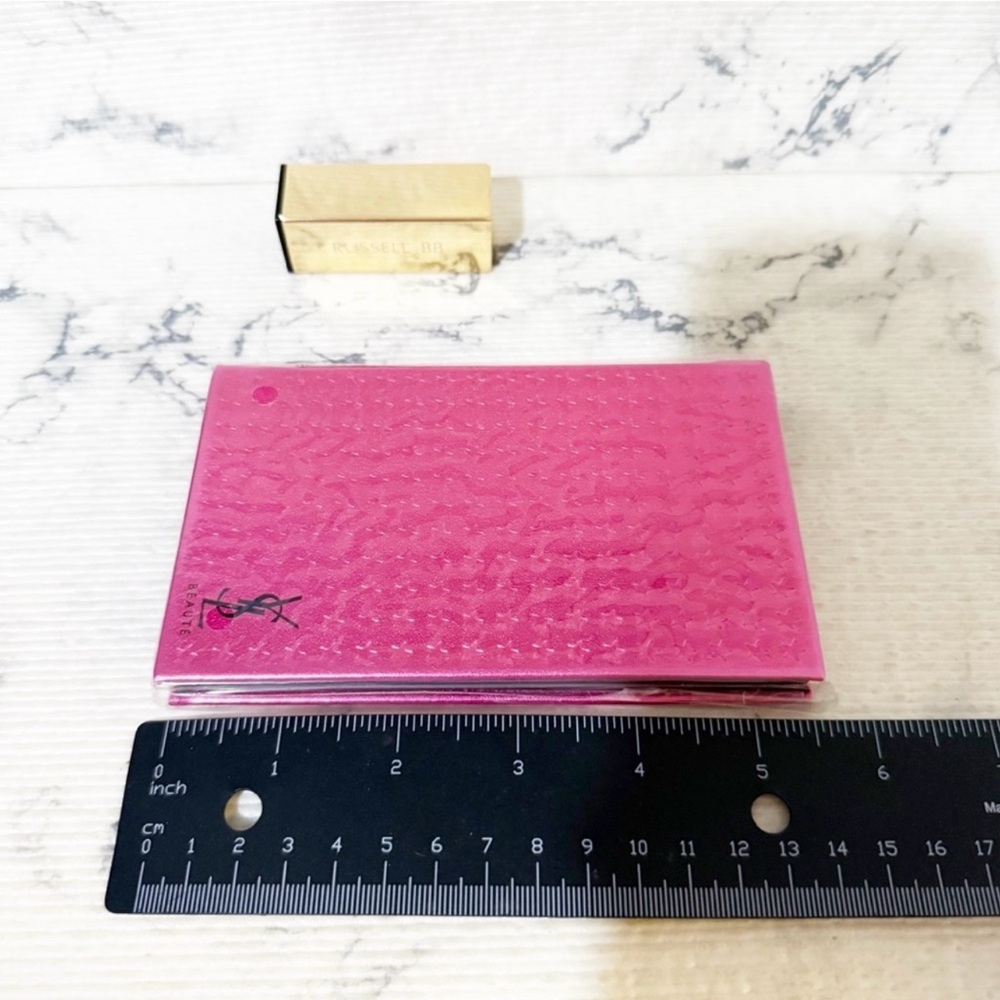 YSL Beauté Hot Pink Star-Embossed Notebook NIP - Picture 7 of 8